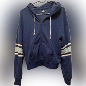 Full zip sporty hoodie - size large